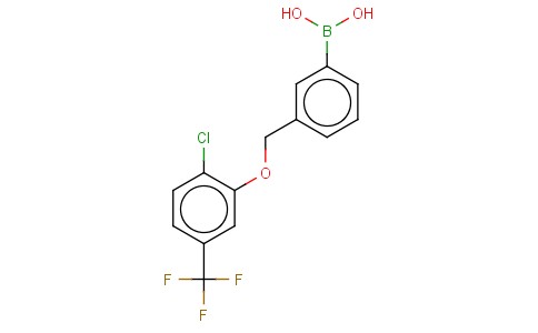 3-((2'-CHLORO-5'-(TRIFLUOROMETHYL)PHENOXY)METHYL)PHENYLBORONIC ACID